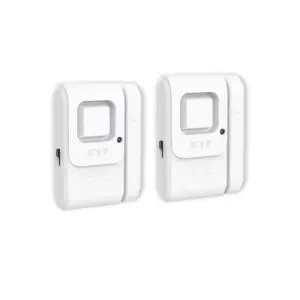 Lot de 2 x Mini alarme fenêtre/porte (Avec fonction carillon)