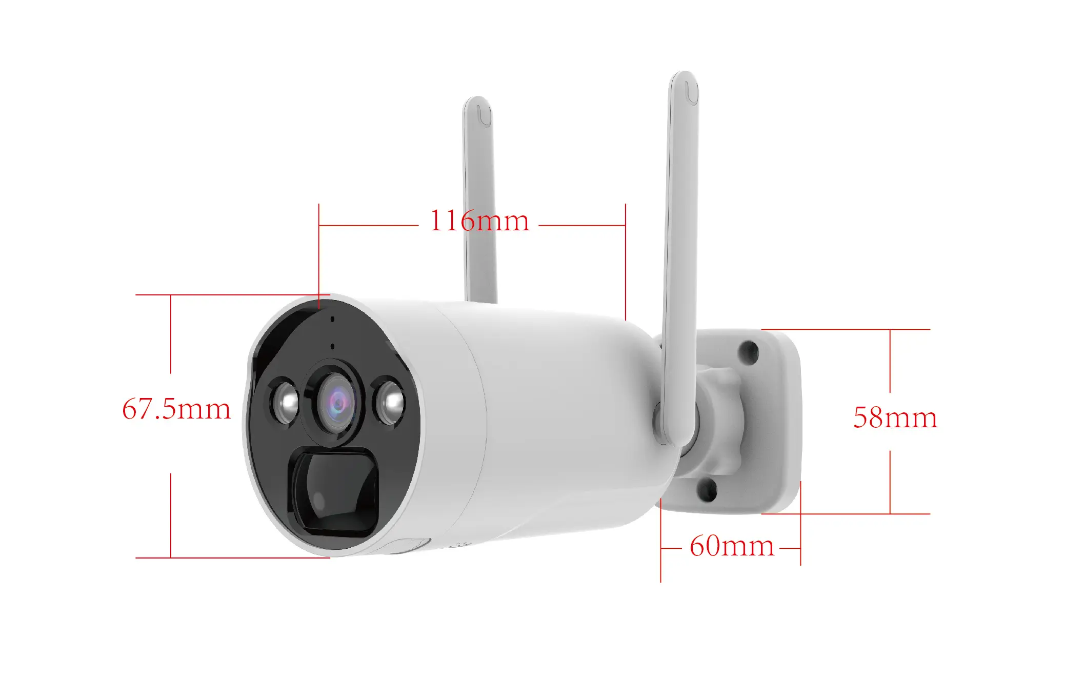 Caméra rechargeable + Panneau solaire pour KIT écran 7" enregistreur 4MP ULTRA HD – Image 2