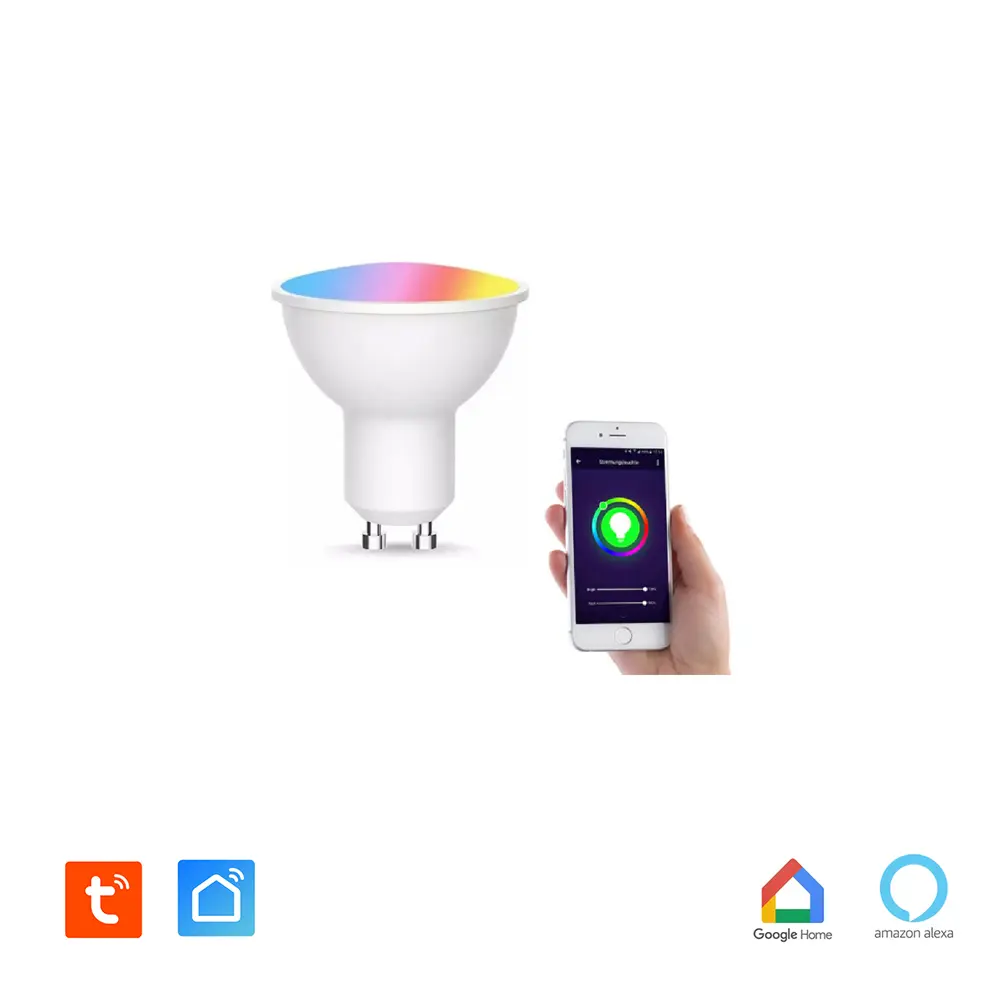 Ampoule LED connectée.