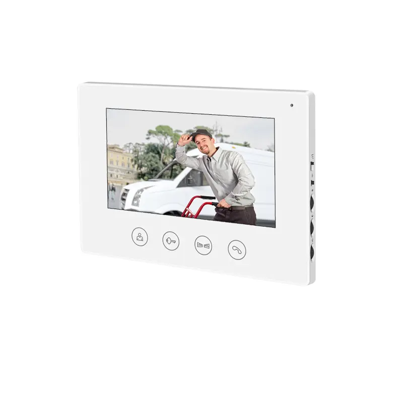 Portier Vidéo filaire connecté Wifi avec Ecran tactile 7'' - 2 fils - Contrôle vocal – Image 7