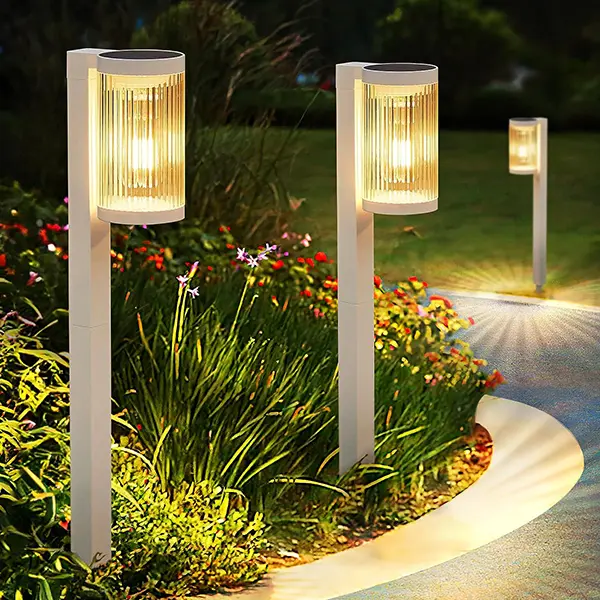 (Lot de 2) Eclairages LED 25 lm Solaire à planter Idéal éclairage d’allée et chemin – Image 3