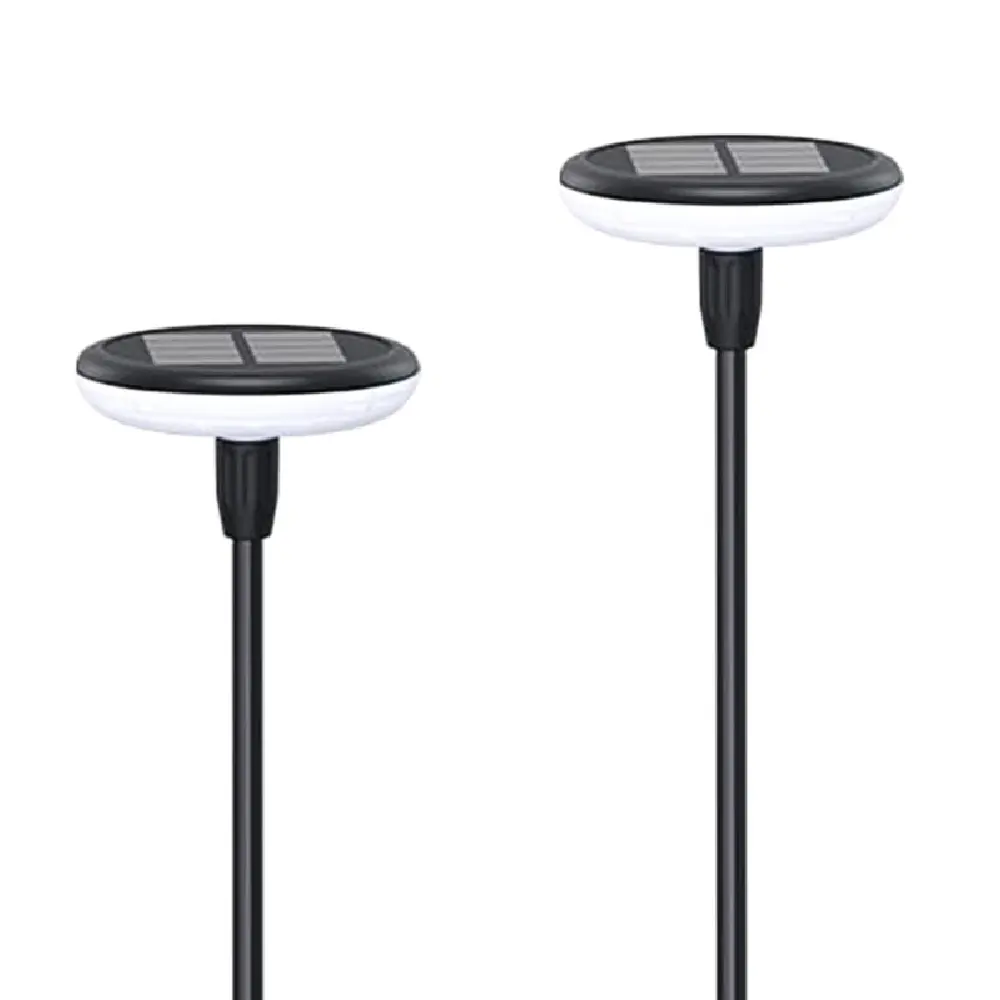 (Lot de 2) Eclairages LED 35 lm Solaire à planter Idéal illumination de composition florale