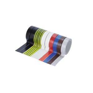 Lot de 10 rouleaux de ruban adhésif.