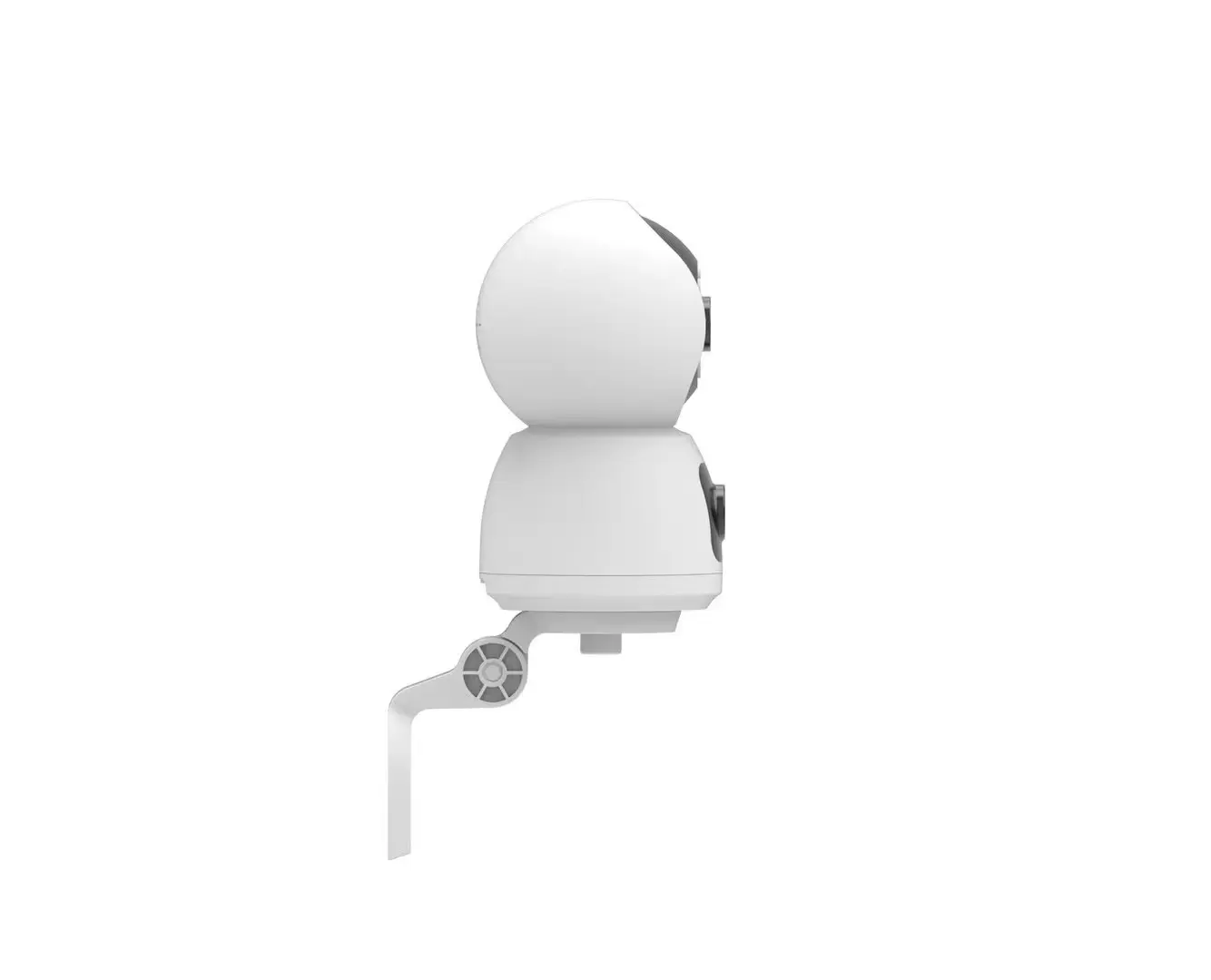 Double caméra IP pour intérieur, rotative et motorisée.