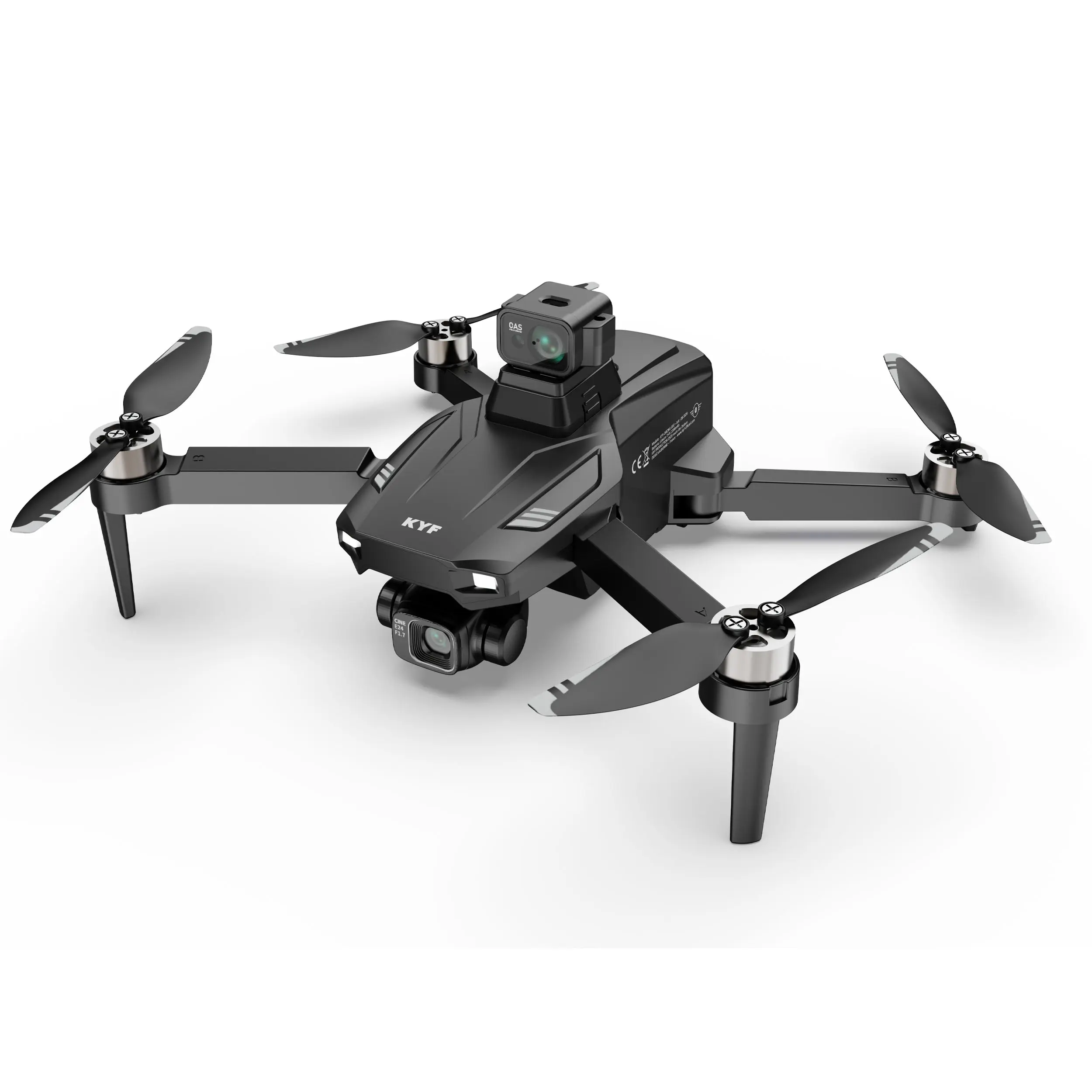 KIT Drone Caméra Gimbal 3 axes Capteur 360° 8K HD + Casque VR + Piste d'attérissage – Image 2