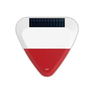 Sirène extérieure KYF Alarm 009 S, alarme 110 dB avec flash LED et alimentation solaire.