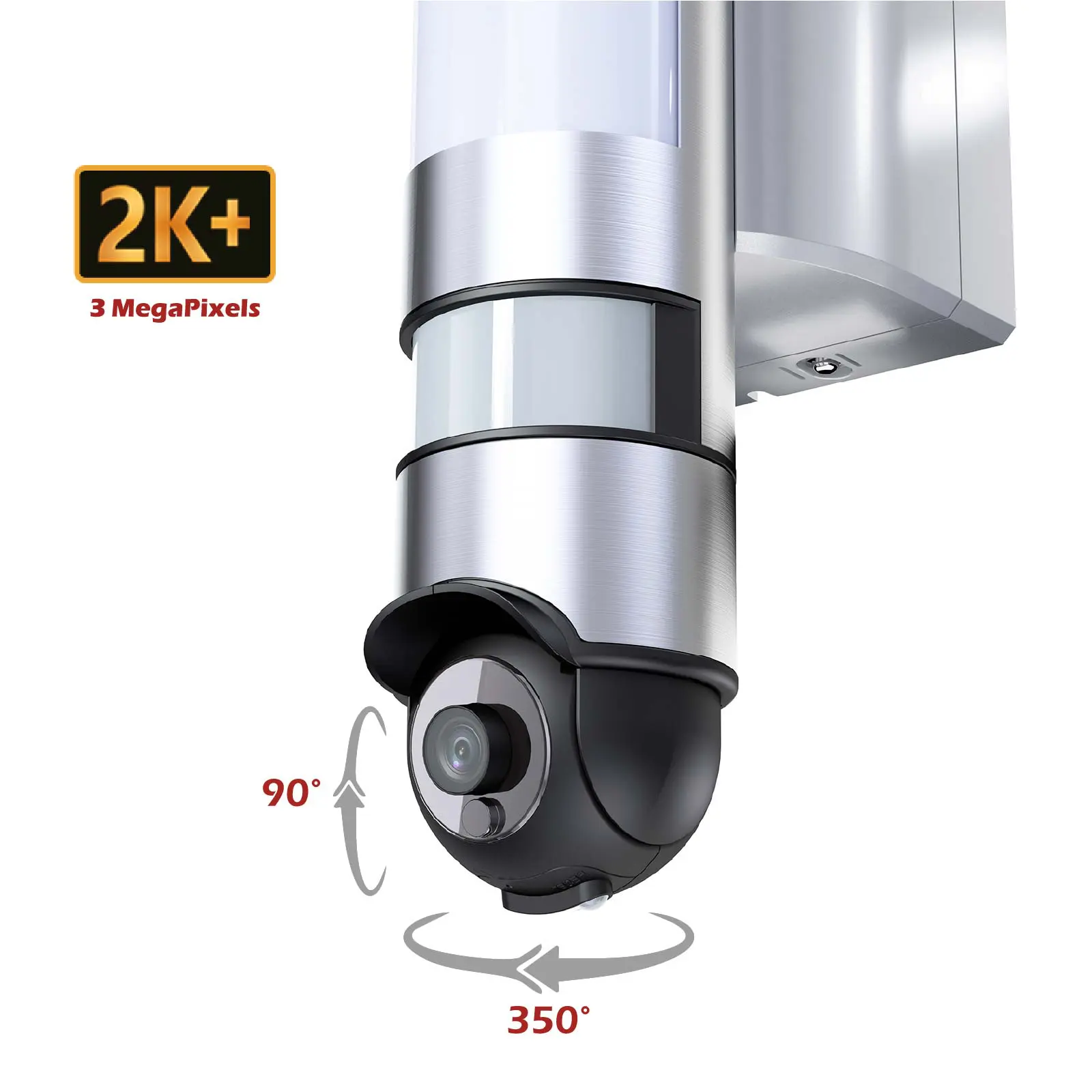 Caméra Extérieure Motorisée 220V avec Éclairage LED 1600LM – Image 3