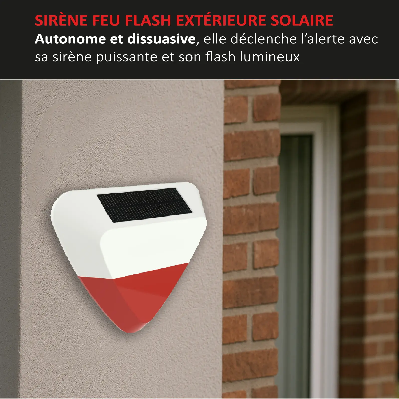 Kit Alarme Évolutif 868 Mhz connecté Wifi 2,4Ghz avec Sirène 90dB Flash LED intégré + Sirène Extérieure Solaire Autonome – Image 11