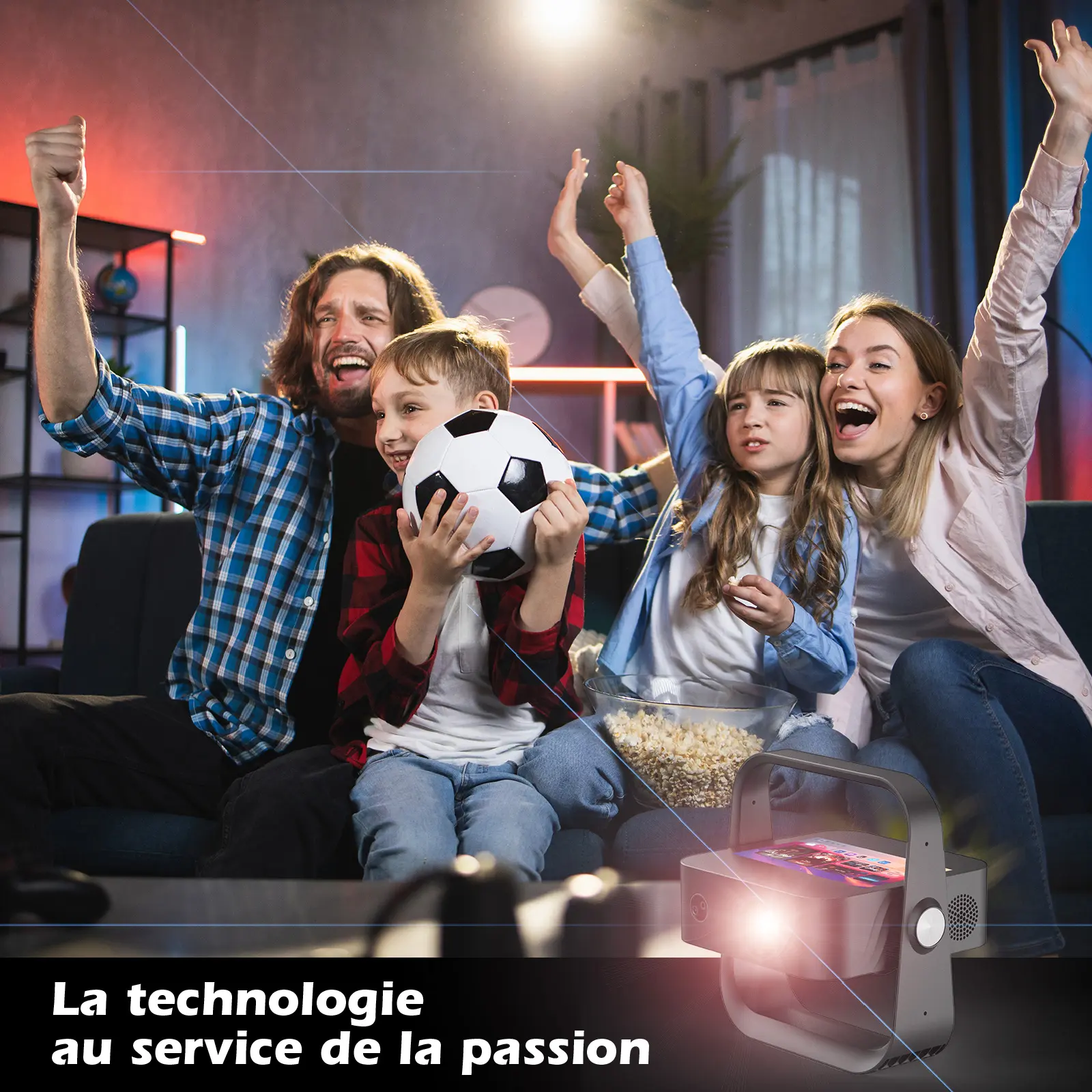 Vidéoprojecteur & Tablette Tactile 7’’ Android 12 – Ultra HD 4K, 8000 Lumens / 300 ANSI, Autofocus & Keystone Auto – Image 10