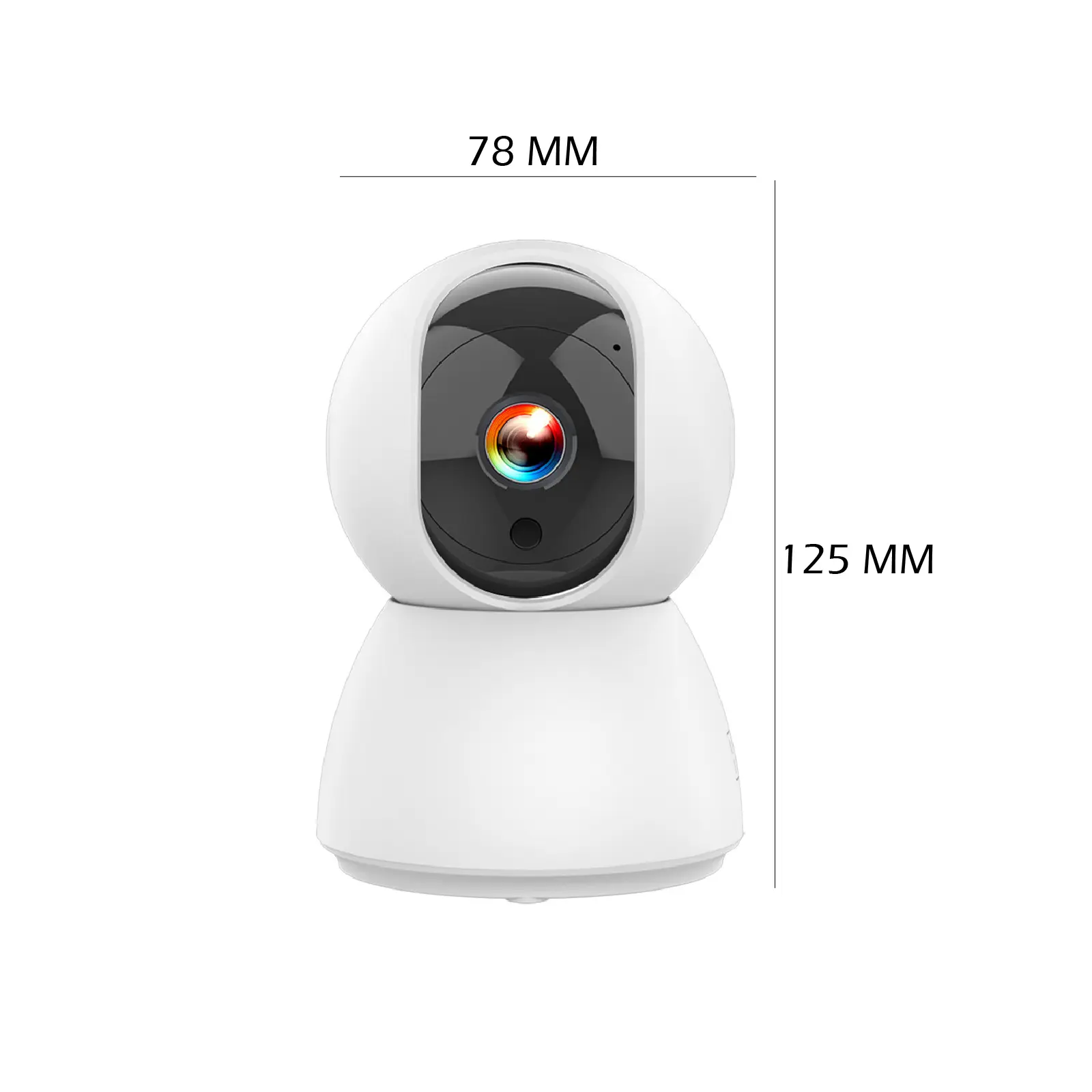 Caméra IP - Intérieure Rotative PT motorisée 4MP avec Sirène intégrée 90 dB – Wi-Fi Dual-Band – Image 2