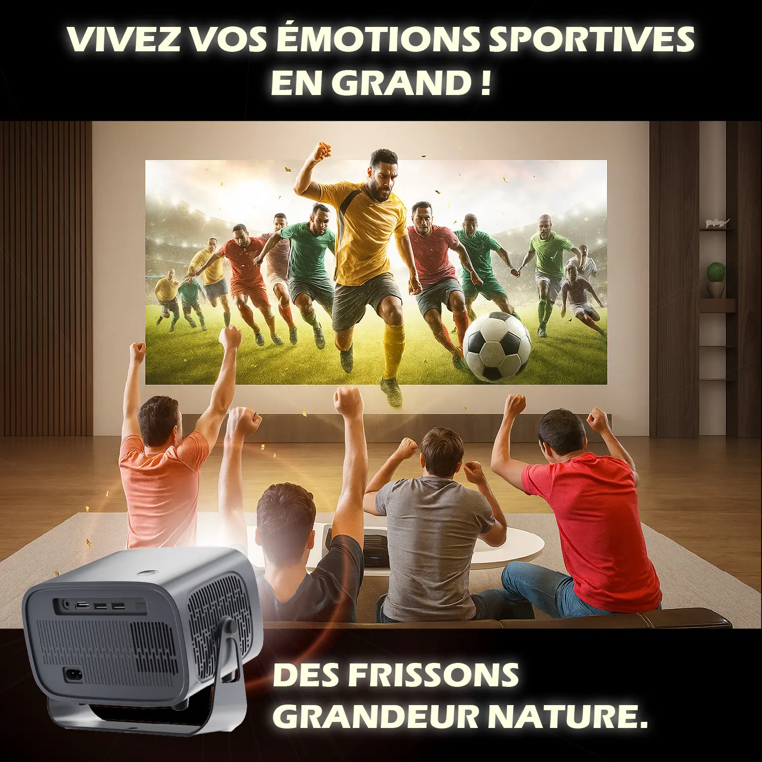 Vidéoprojecteur Compact Rétro - Android 13 – 4K Ultra HD , 280 ANSI, Autofocus & Keystone Auto – Image 8