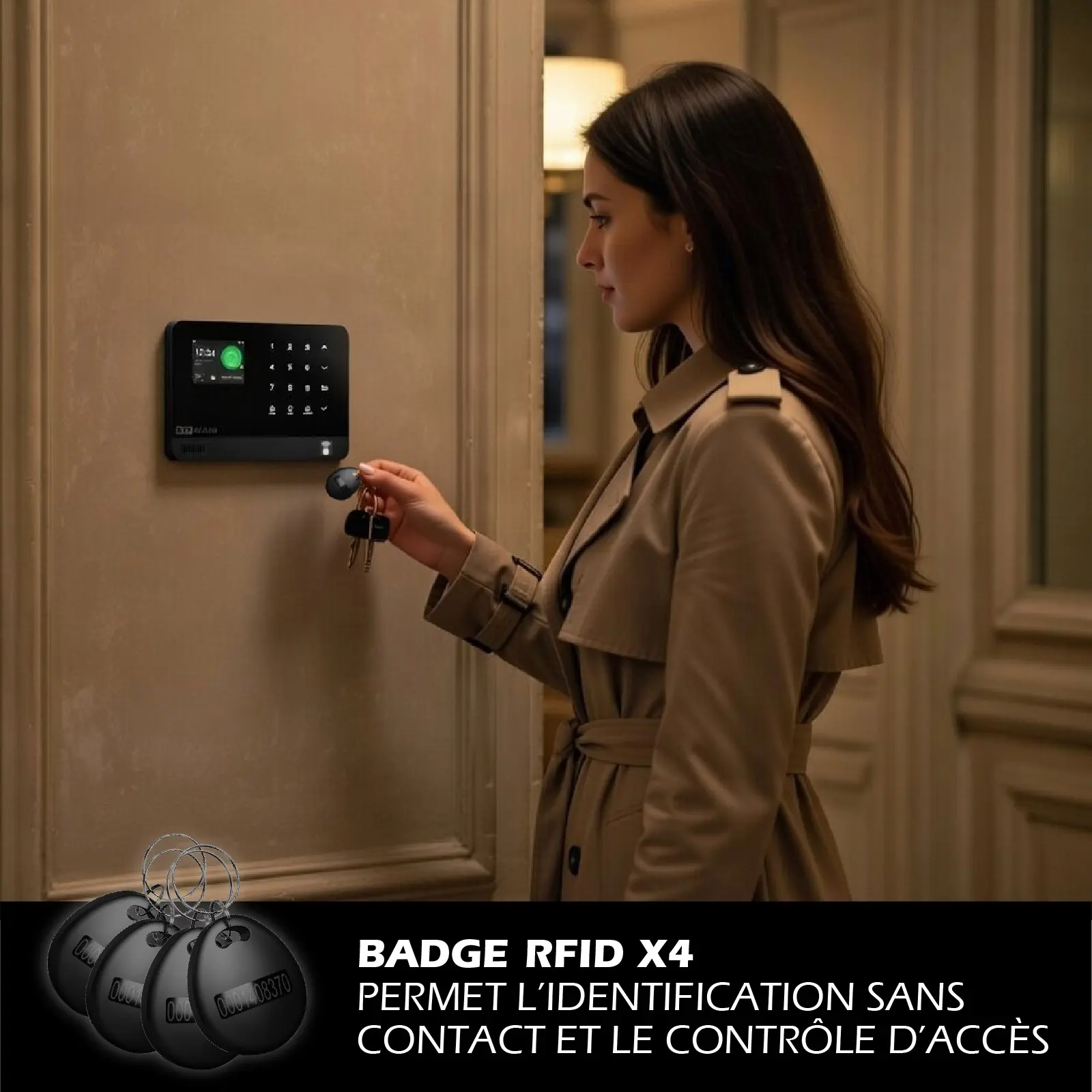 Système d'alarme connecté Wifi et/ou 4G - Détection d’ouverture & de mouvement - Transmetteur GSM vocal - Sécurité intelligente évolutive, Compatible Alexa & Google – Image 4
