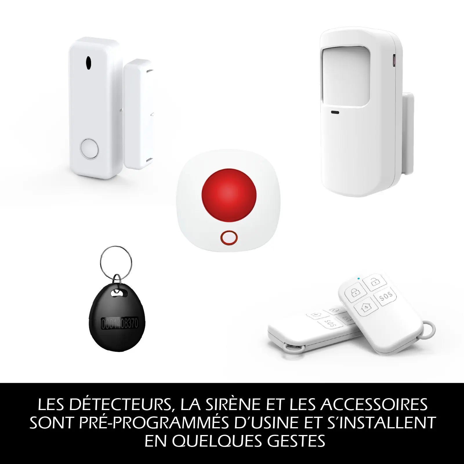 Système d'alarme connecté Wifi et/ou 4G - Détection d’ouverture & de mouvement - Transmetteur GSM vocal - Sécurité intelligente évolutive, Compatible Alexa & Google – Image 7