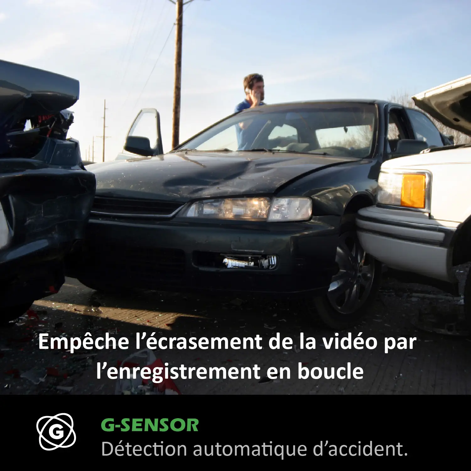 Dashcam 4K intelligente Triple vison Avant / Arrière / Habitacle – Image 6