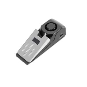Cale-porte Alarme KYF – Sirène 120 dB – Sensibilité Réglable 3 Niveaux – Base Antidérapante – Plaque Inox – Pile 9V Incluse