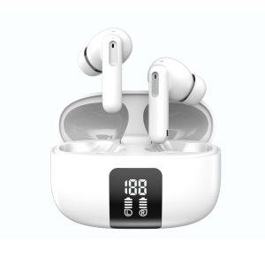 Écouteurs sans fil KYF – Écran tactile 2,01’’ – Traduction IA 135 langues – ENC réduction de bruit – Bluetooth 5.4 – Boîtier de charge intelligent 300 mAh – Autonomie 12 h