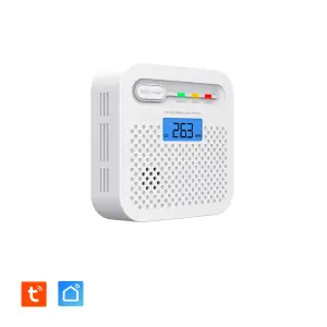 Détecteur de Monoxyde de Carbone WIFI - Pile 10 ans scellée - CE EN 50291