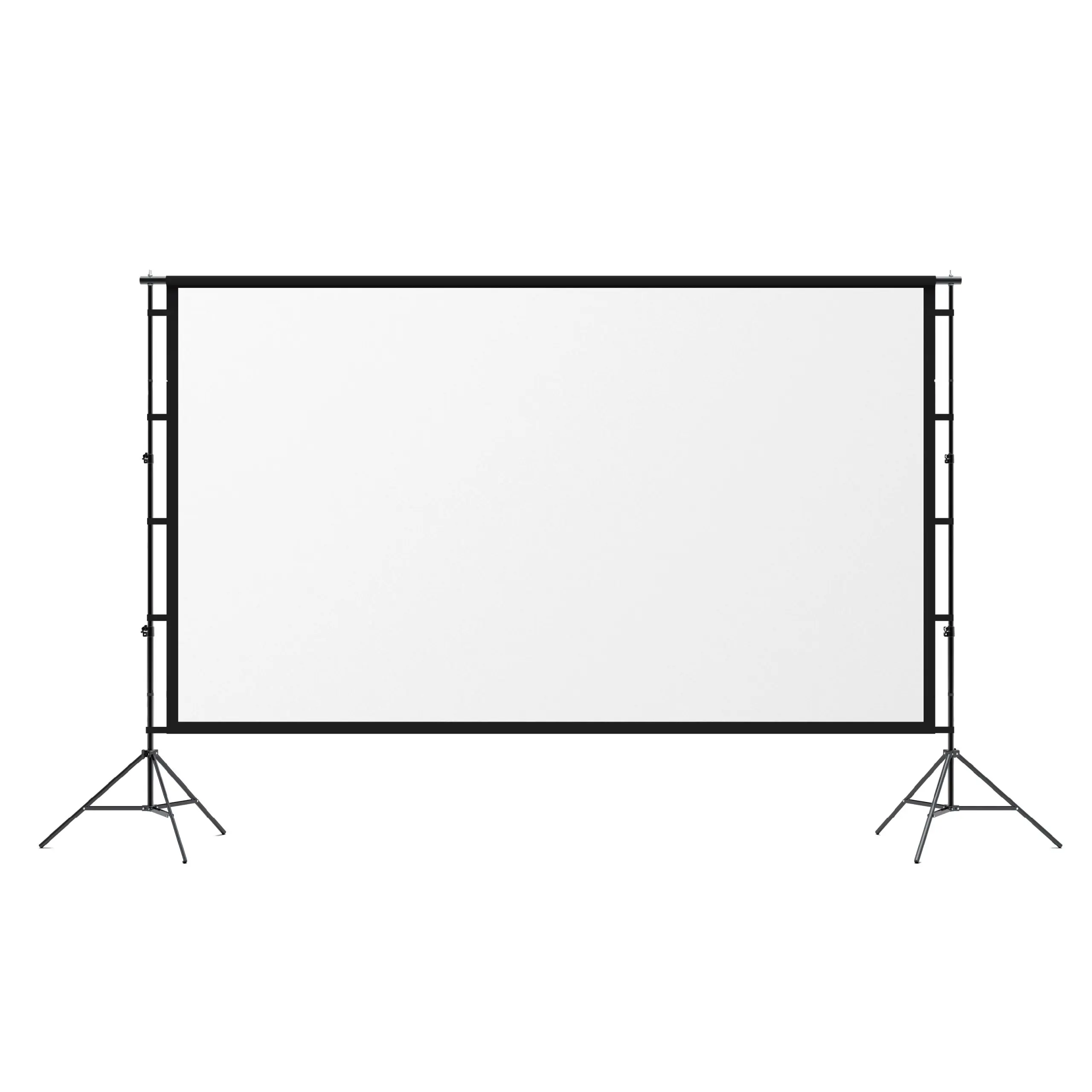 Écran de Projection 100" avec Supports trépied – ALR Haute Performance – Pliable & Portable