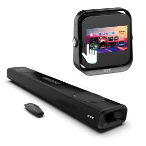 Kit Cinéma - Vidéoprojecteur & Tablette Tactile 7’’ Android 12 + Barre de son immersive 100W, Bluetooth 5.3