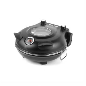 Four à Pizza Électrique Double chauffe 1200 W — 420 °C sur une pierre réfractaire