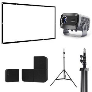 Pack Cinéma Plein Air Essentiel KYF — les quatre pièces d'une vraie séance, rien à ajouter