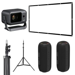 Pack Cinéma Plein Air Premium KYF — l'image et le son au même niveau, rien à remplacer ensuite